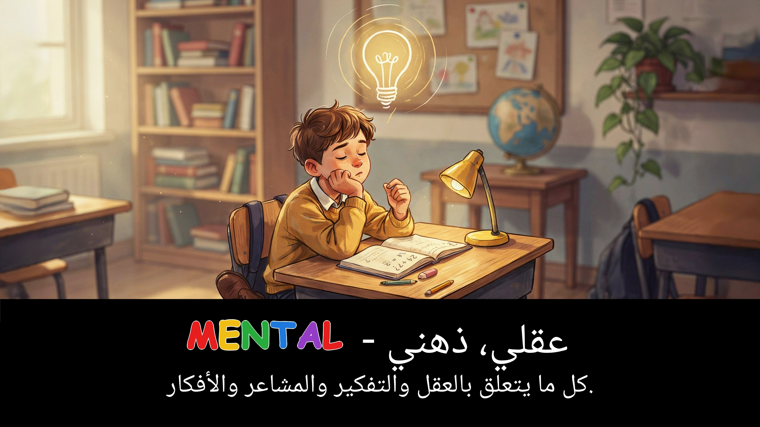 Arabic Illustration for mental